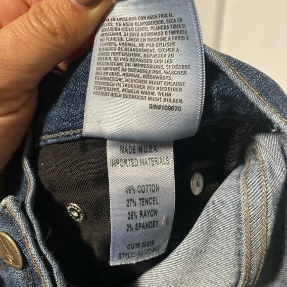 Citizens of Humanity | Rocket High Rise Skinny Jean in Blue Dark Wash - Size 25 - Picture 7 of 13